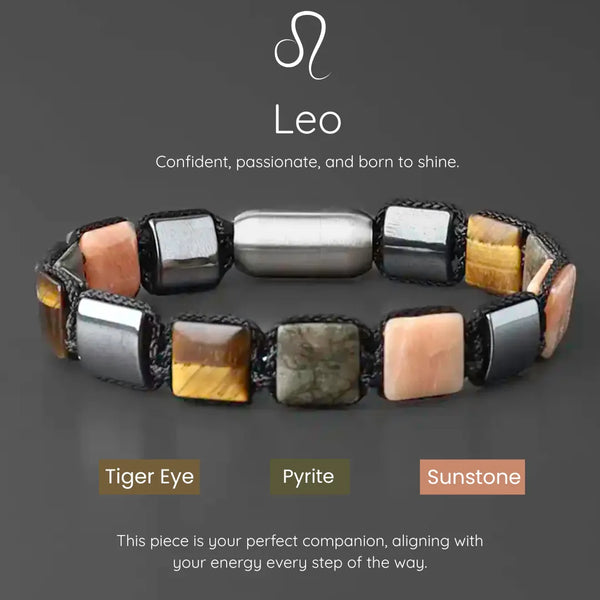 Leo Zodiac Bracelet – Radiant Power, Unshakable Strength & Bold Confidence