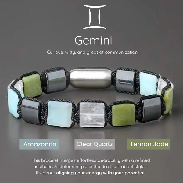 Gemini Adaptability Zodiac Bracelet – Clarity, Versatility & Mental Agility