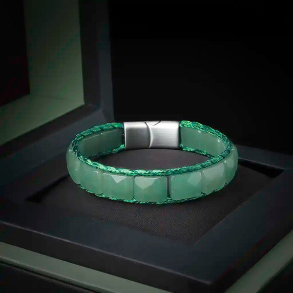 Gigantic Opportunity Flatbead Aventurine Bracelet