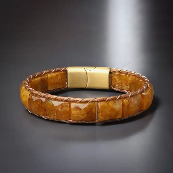 Envision Your Rise Citrine Wristband Bracelet